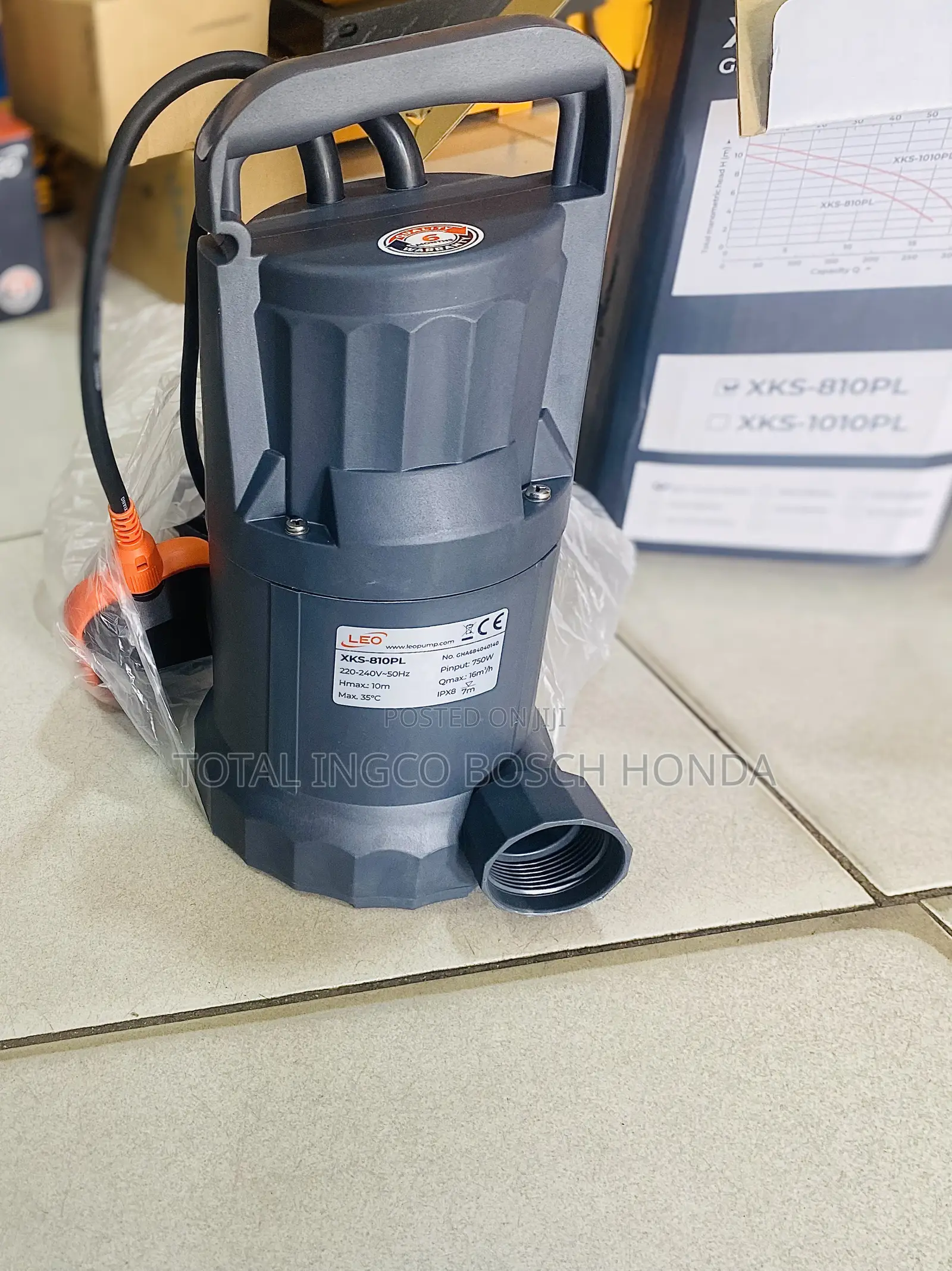 Water Pump Submersible Pump 1hp(Sewage)