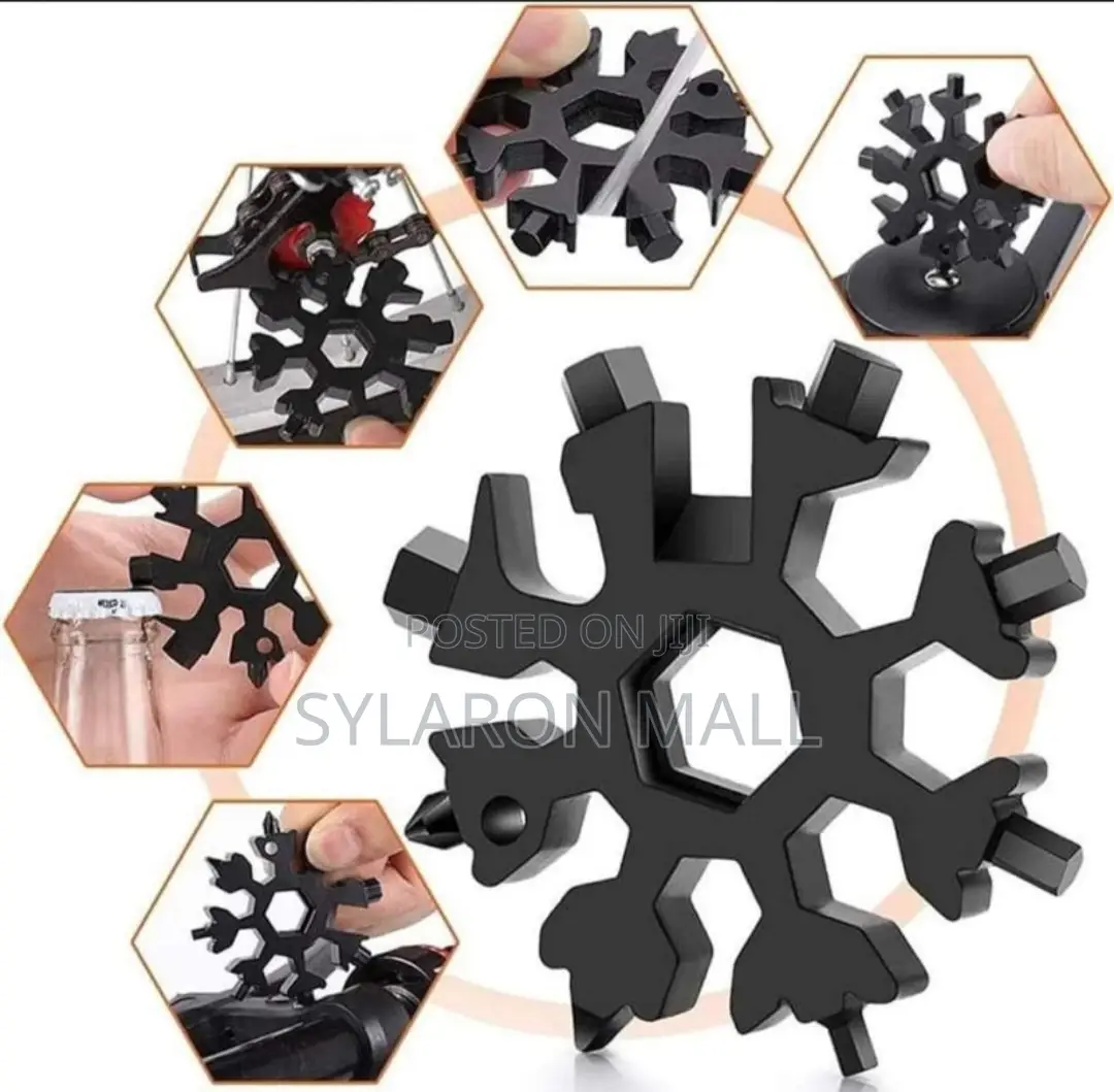 18-in-1 Snowflake Multi-Tool Pocket Gadget