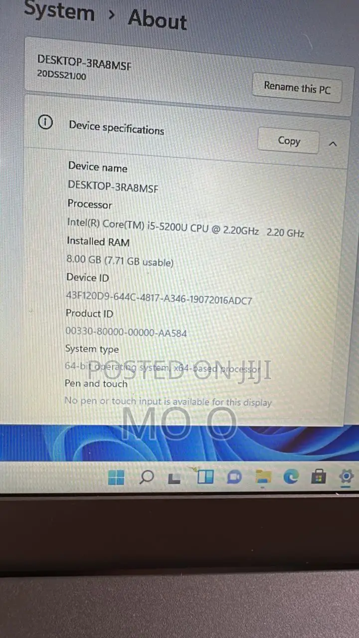 Laptop Lenovo ThinkPad L450 8GB Intel Core i5 HDD 500GB