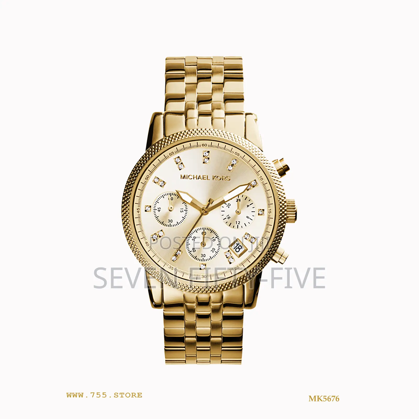 Michael Kors Ritz Mk5676 Gold Tone Women's Watch