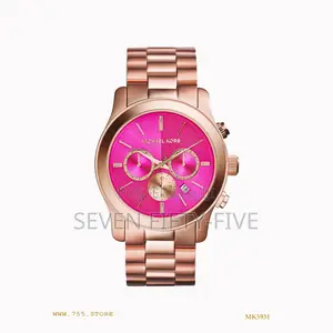 Michael Kors Mk5931 Runway Pink Dial Rose Gold-Tone Ladies Watch