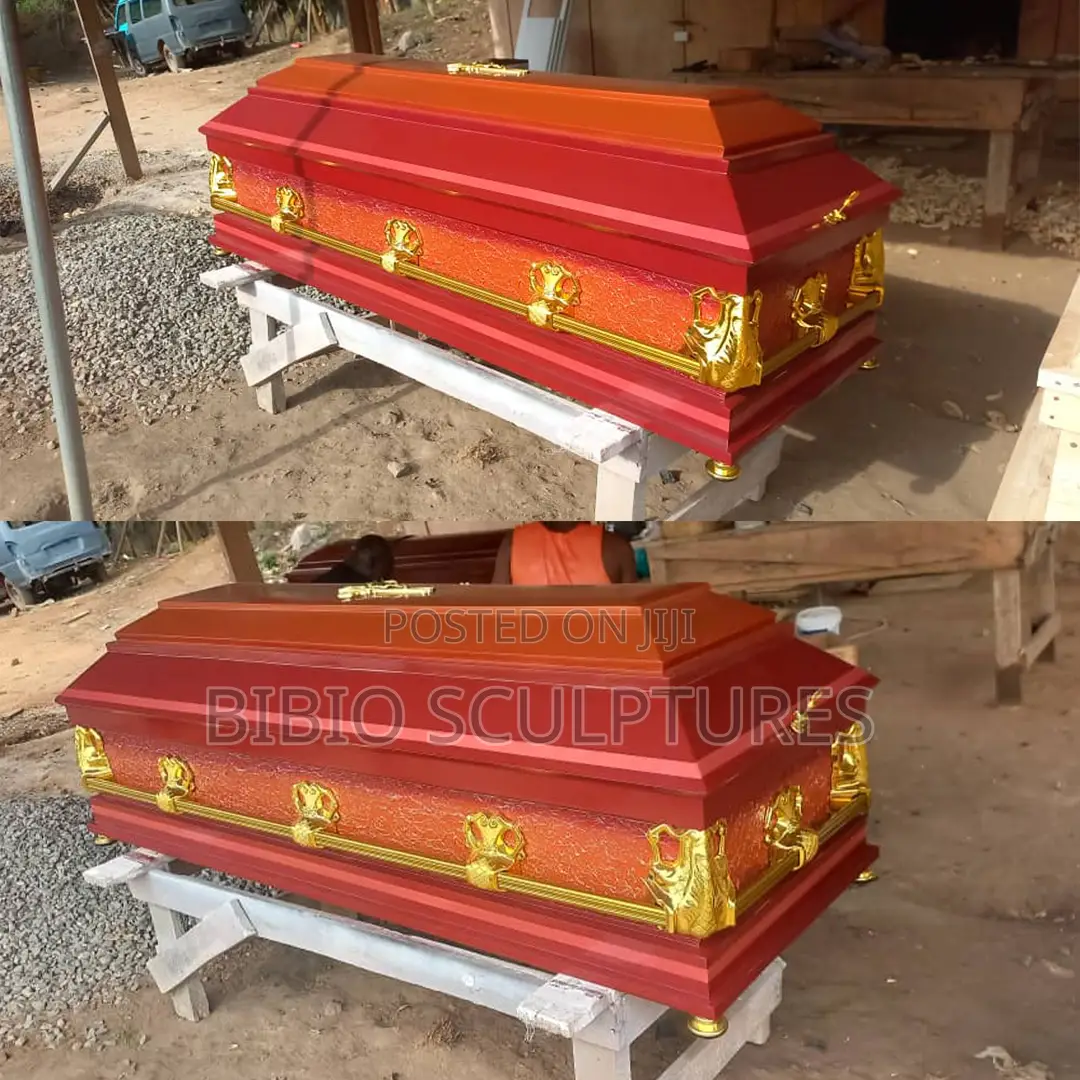 Royal Red Gold Casket