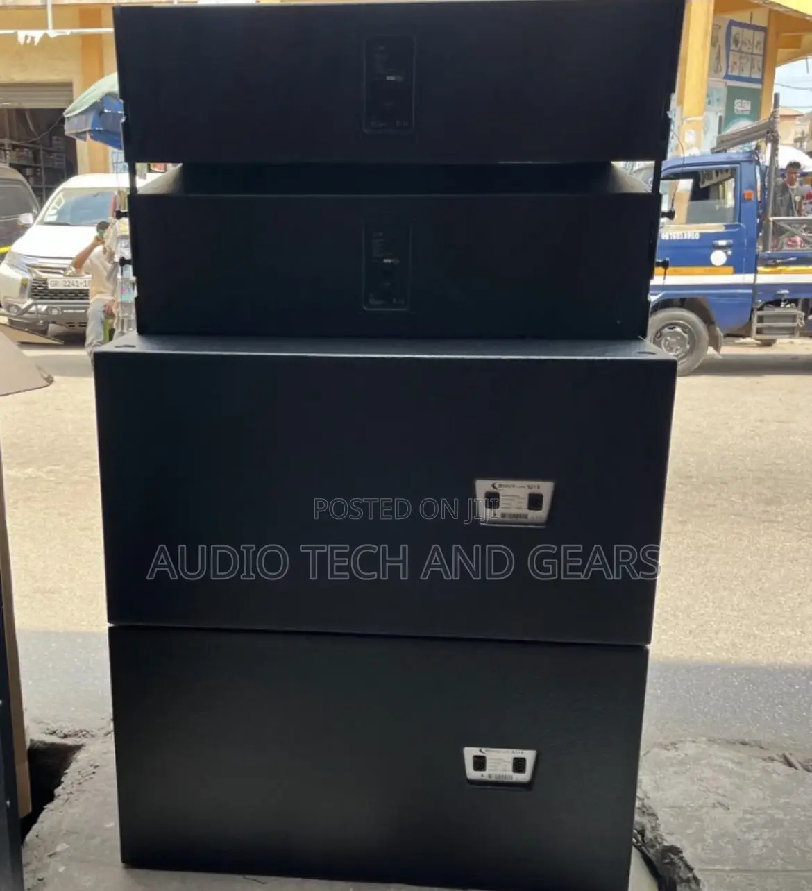 GLS 10” Line Array Speakers Pair With Martin Audio Double Bass