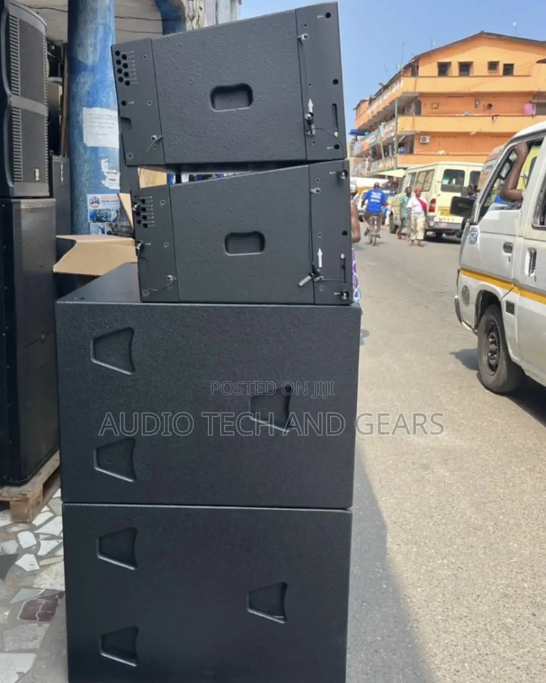 GLS 10” Line Array Speakers Pair With Martin Audio Double Bass