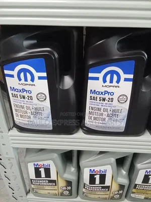 Mopar Maxpro Sae 5w-20 Synthetic Blend Engine Oil