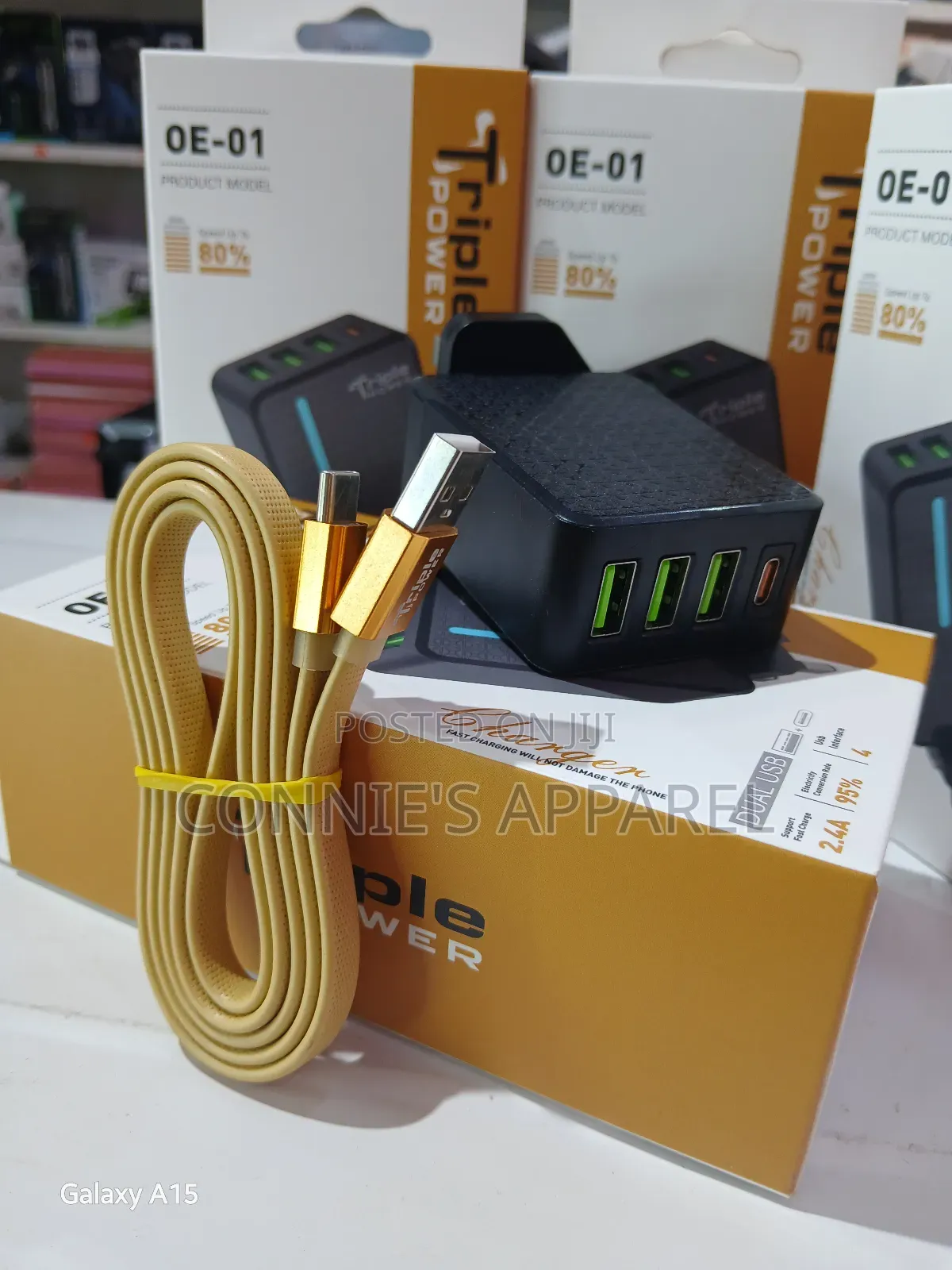 Golden Cord Type C Fast Charger
