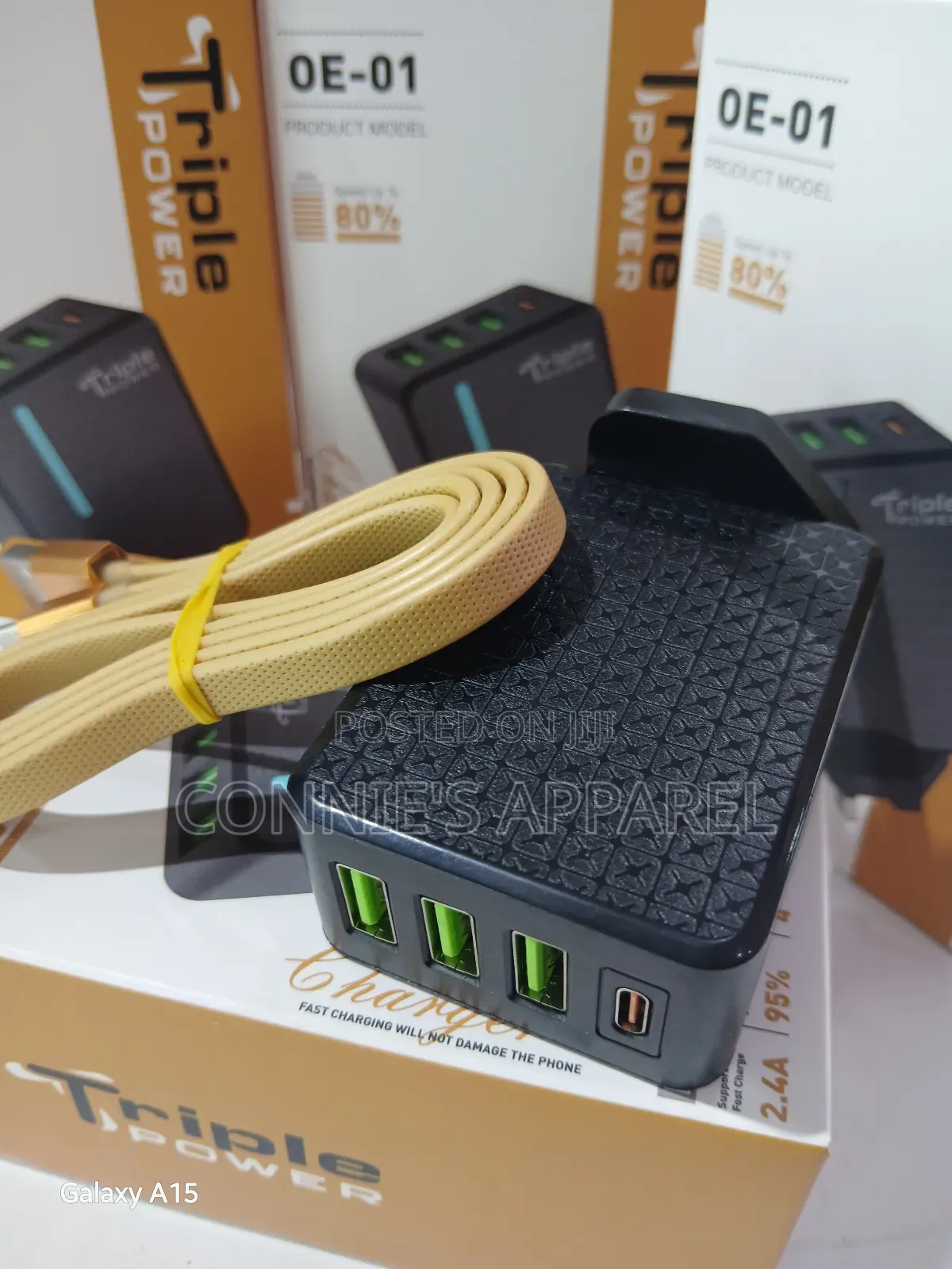 Golden Cord Type C Fast Charger