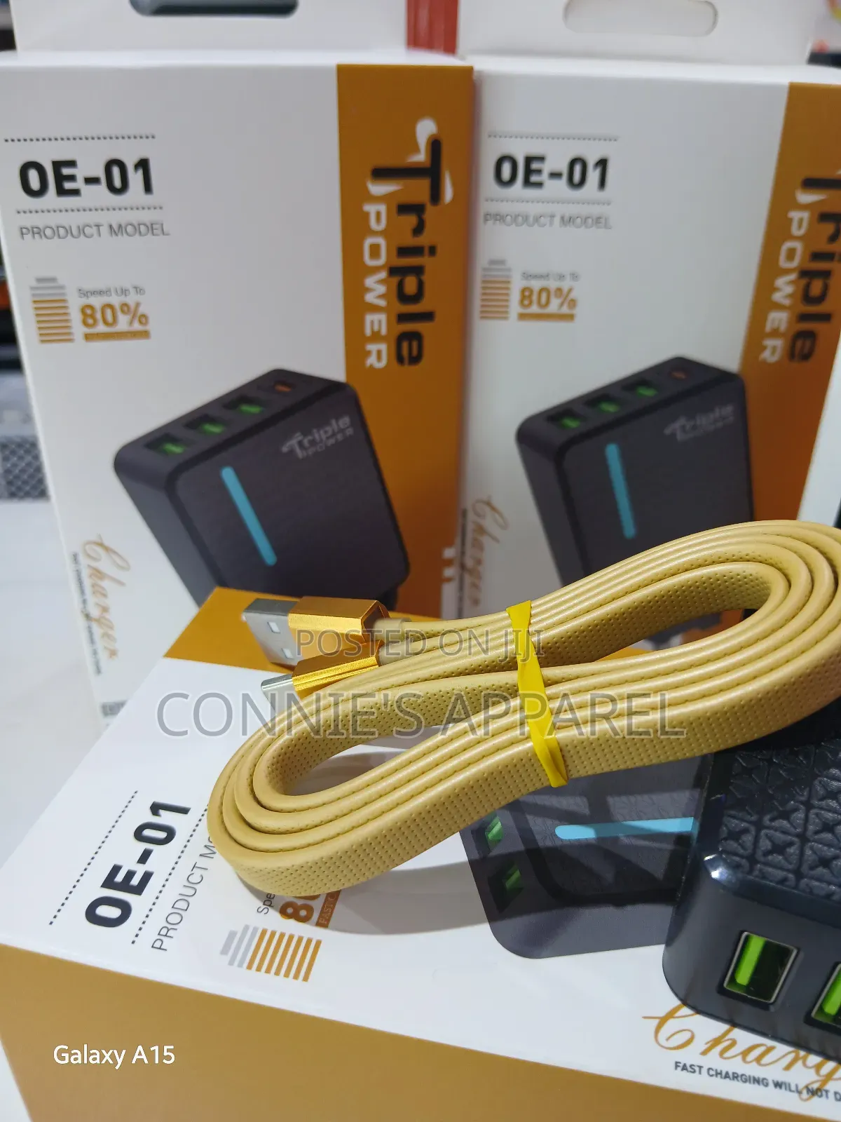 Golden Cord Type C Fast Charger