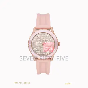 Michael Kors Runway Quartz Rose Crystal Dial Ladies Watch (Mk6854)
