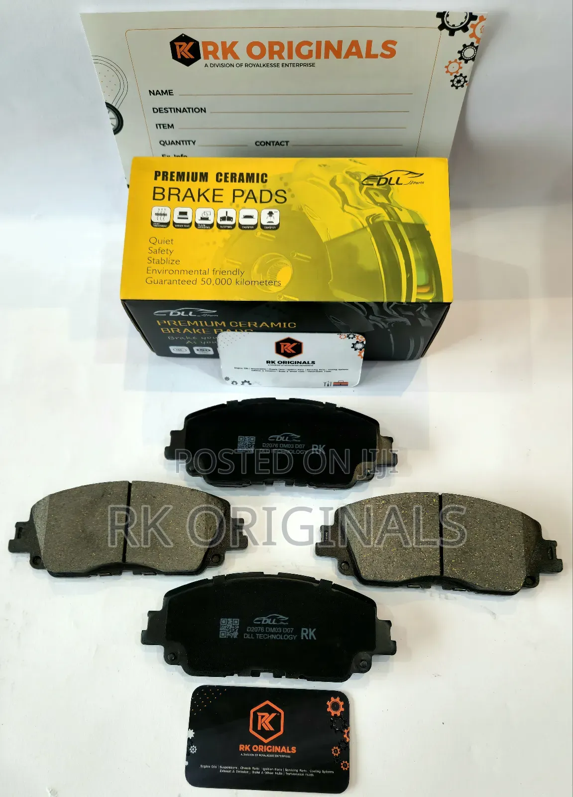 Rav4 19-24/Venza/Corolla22-25/Camry/Ch-r Ceramic Front Brake Pads