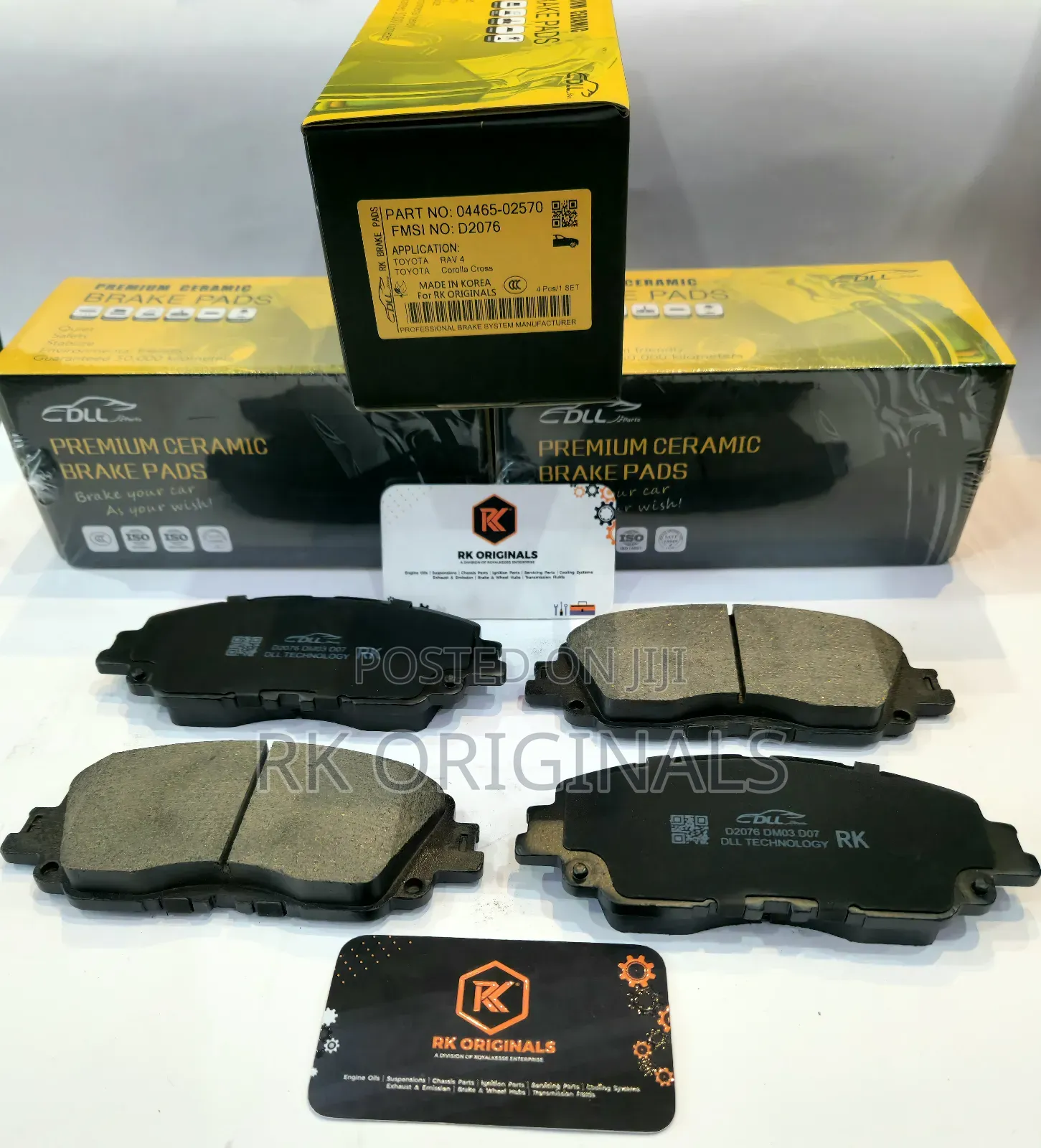 Rav4 19-24/Venza/Corolla22-25/Camry/Ch-r Ceramic Front Brake Pads