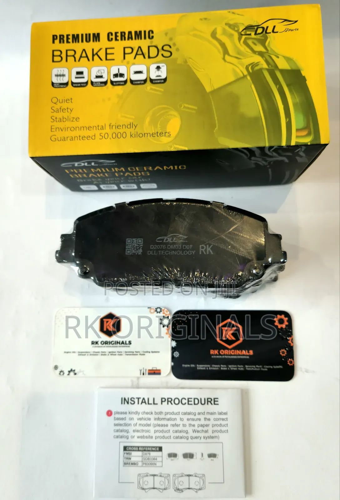 Rav4 19-24/Venza/Corolla22-25/Camry/Ch-r Ceramic Front Brake Pads