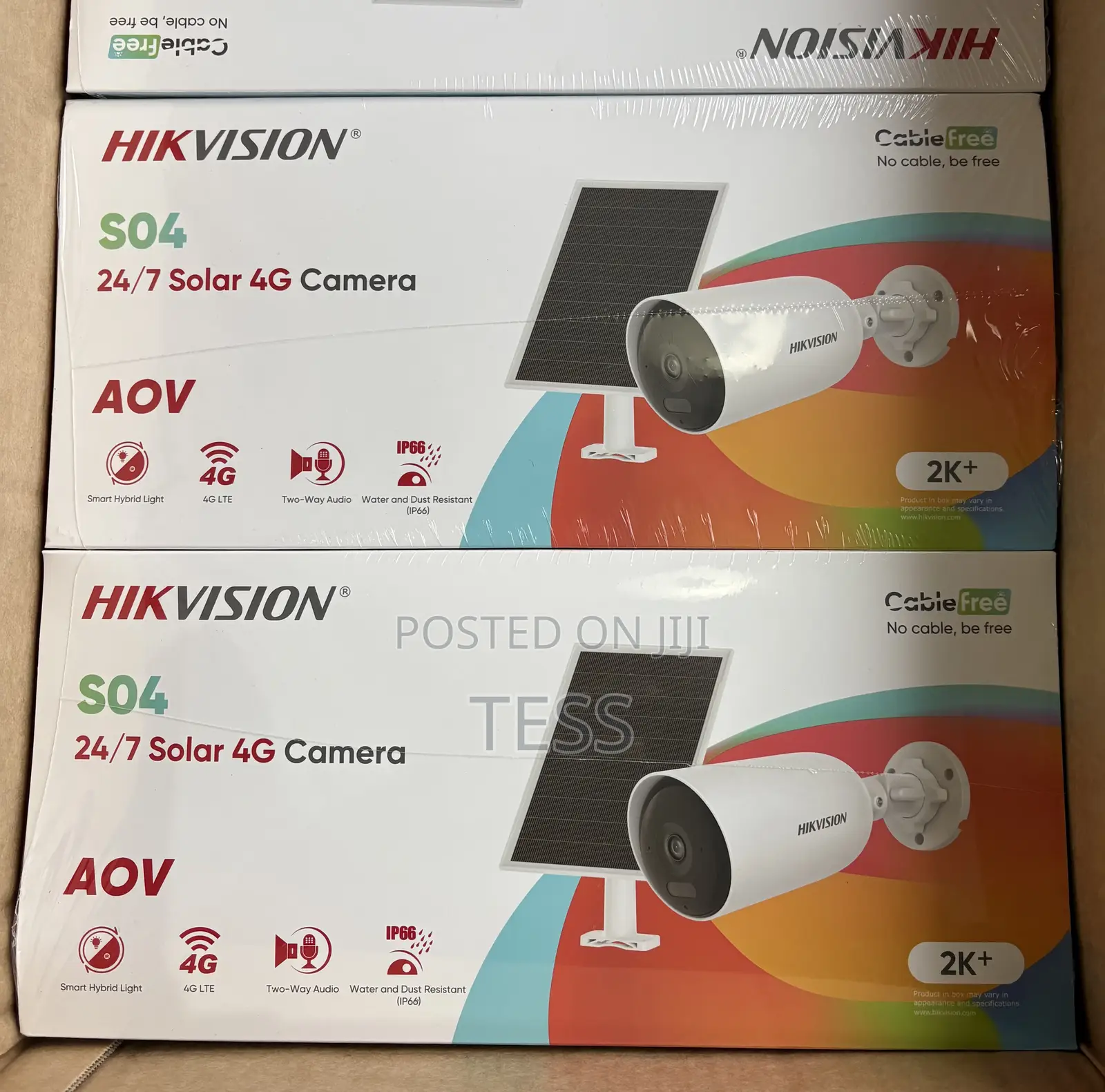 Hikvision Solar 4g Sim Camera 24/7 Color 2 Way Audio Ds-2cfs04/4g