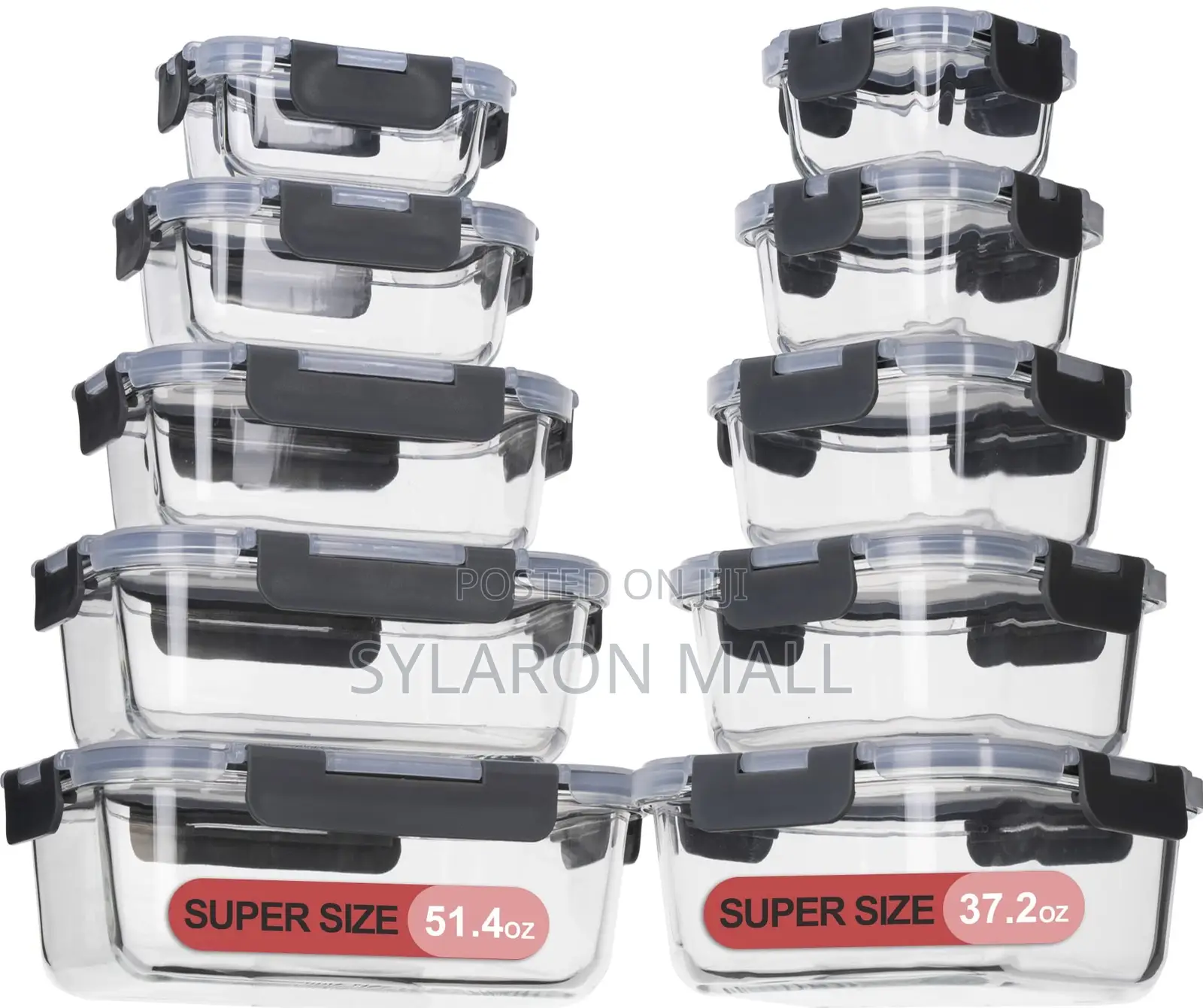 3 Set Transparent Airtight Pantry Pasta Box
