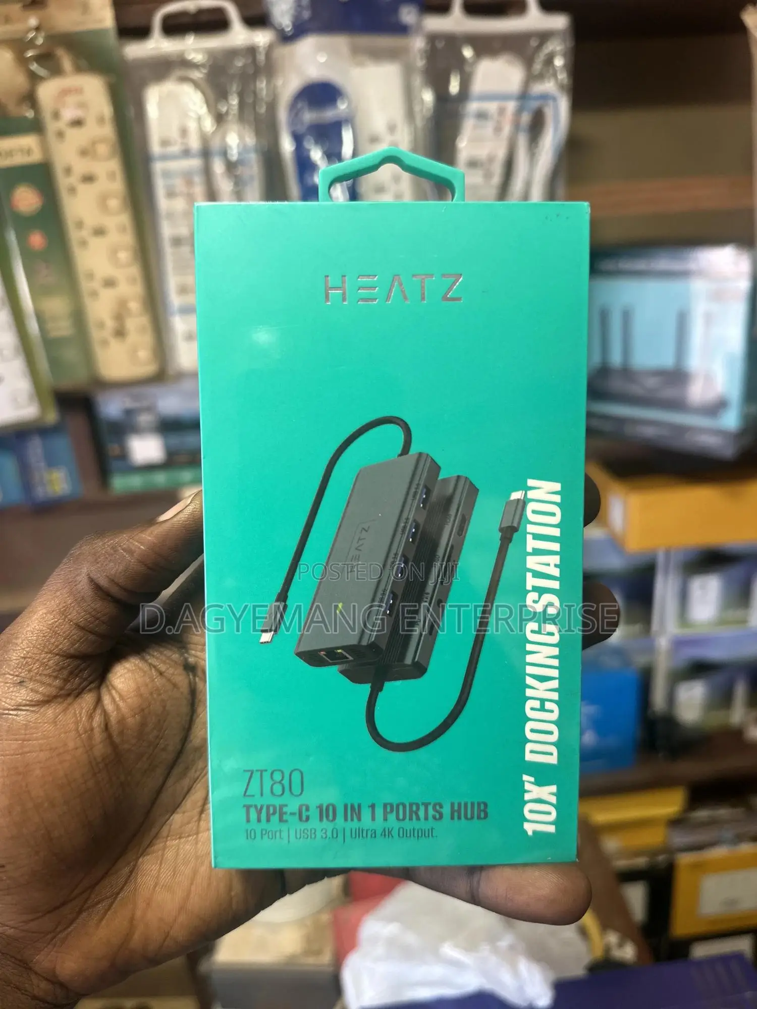 Heatz Type-C 10 in 1 Ports Hub 10 Port
