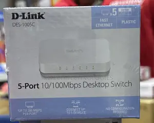D-Link Des-1005a 5port Ethernet Switch Desktop (Plastic)