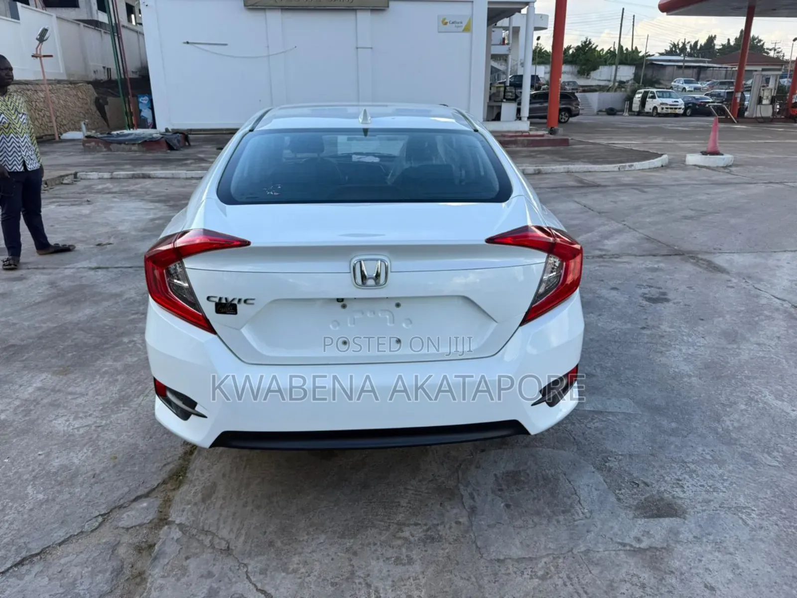 Honda Civic EX 4dr Sedan (2.0L 4cyl) 2017 White
