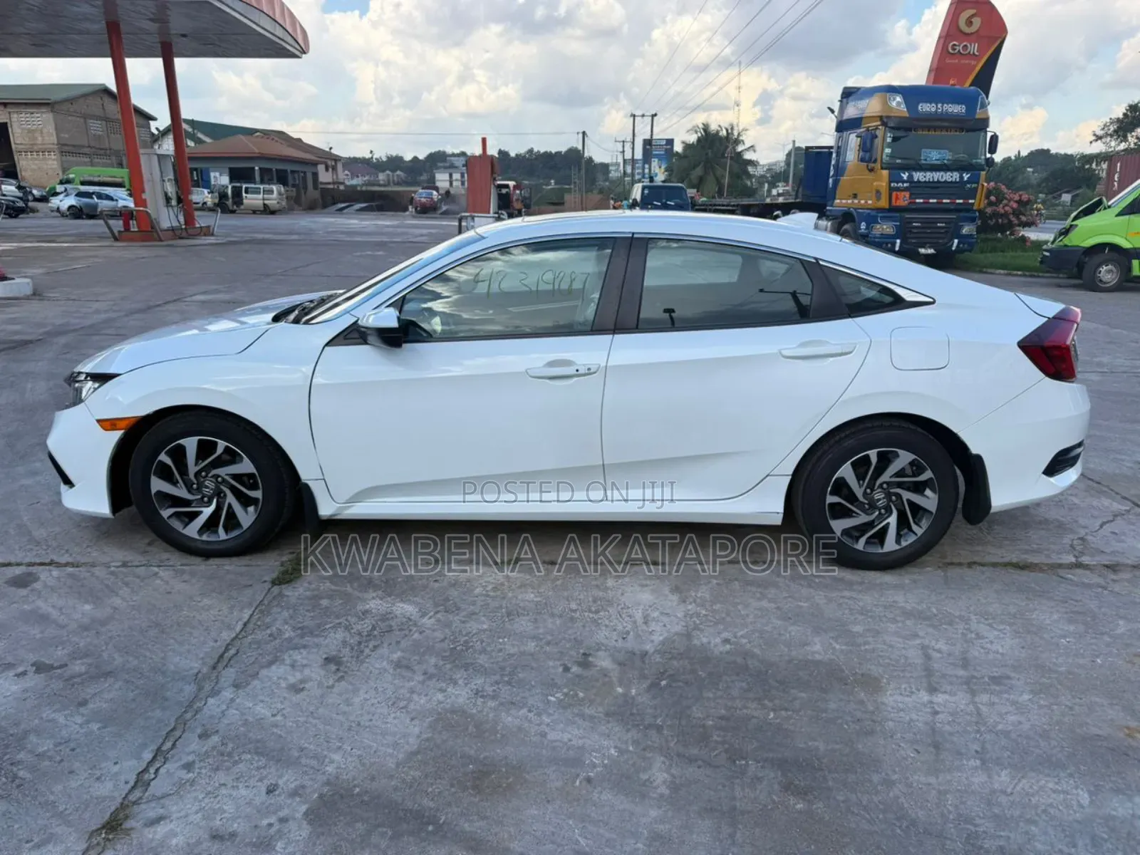 Honda Civic EX 4dr Sedan (2.0L 4cyl) 2017 White