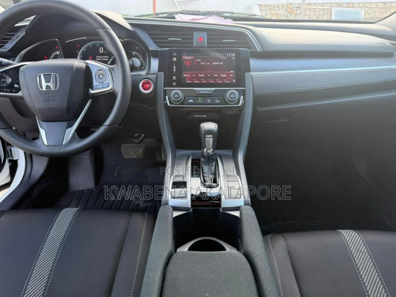 Honda Civic EX 4dr Sedan (2.0L 4cyl) 2017 White