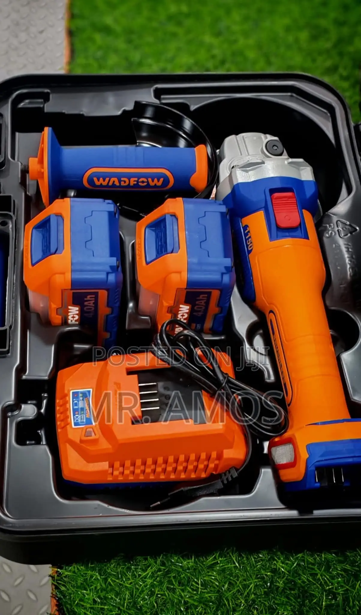 4 Inches Cordless Angle Grinder With 950 Watts Max Power - Wlap5322