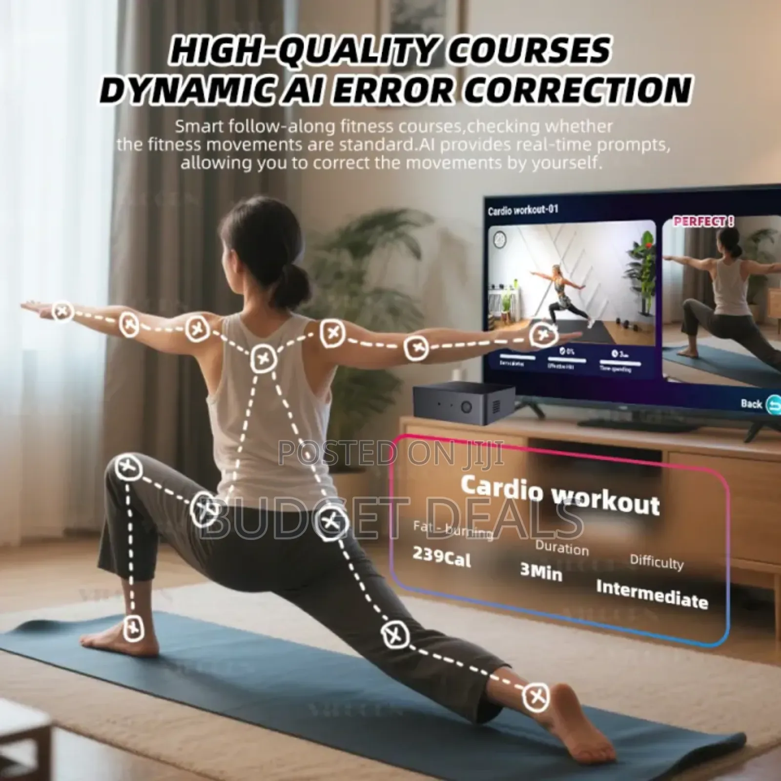 Yoga, Fitness, Games And Dance Ai Motion Sensing Game Console
