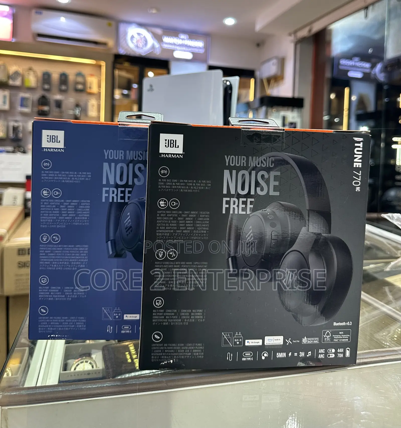 JBL Tune 770nc Wireless Bluetooth Headphones – Adaptive Noise Cancel