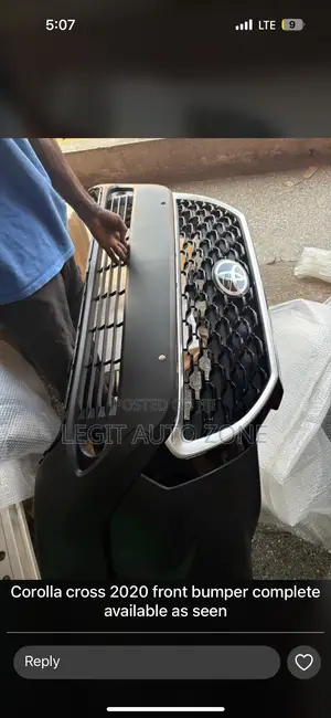 Toyota Corolla Cross 2020,2021, Front Bumper Complete