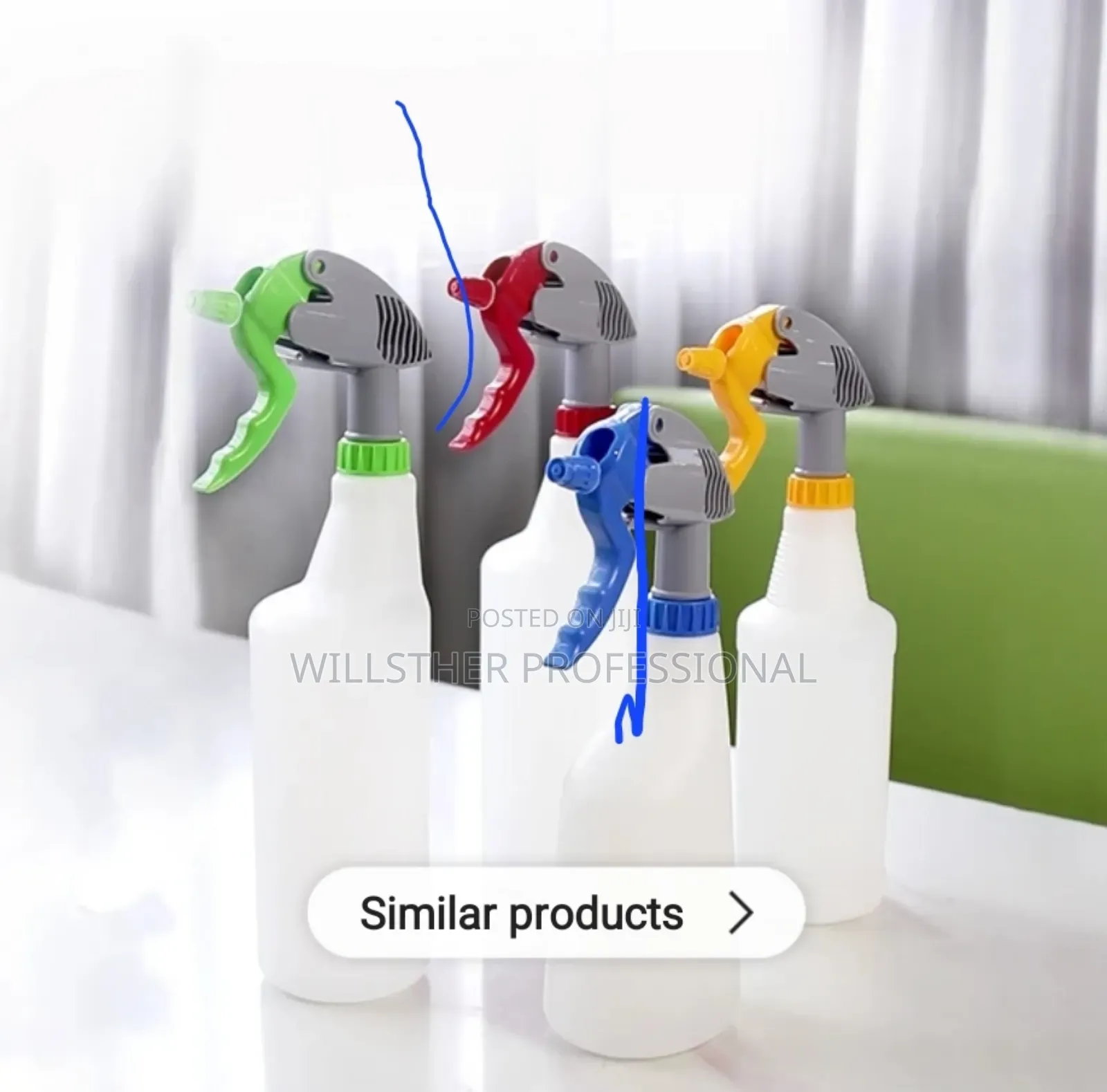 Professional Trigger Multi-Purpose Plastic Spray Bottle