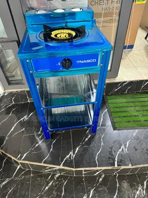 Nasco 1 Burner Gas Stove 2 Shelve Stand (Nasgs-k1css-si)
