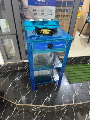 Nasco 1 Burner Gas Stove | 2 Shelve Stand