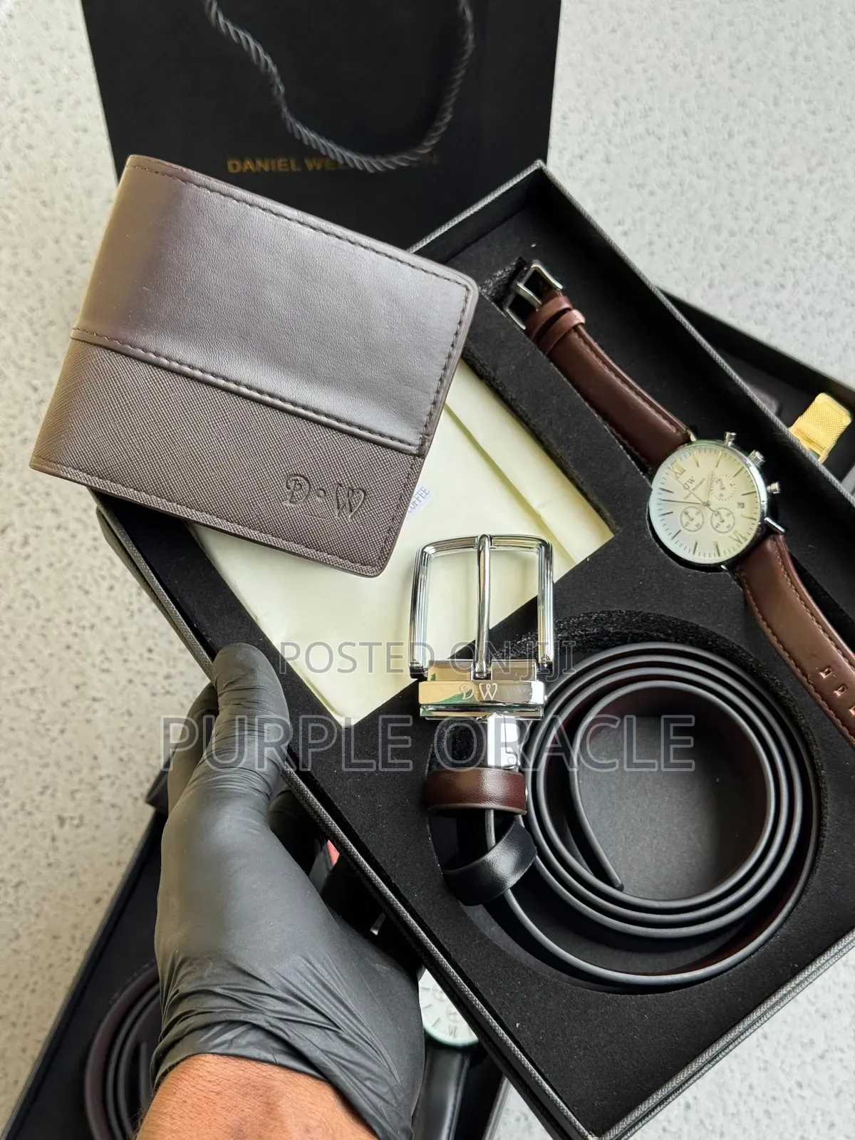 Elegant Men's Daniel Wellington Accessories Gift Set