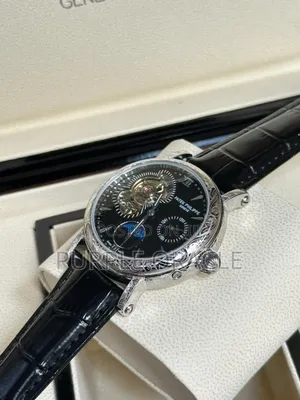 Black Leather Strappatek Philippe Grande Complication Tourbillon