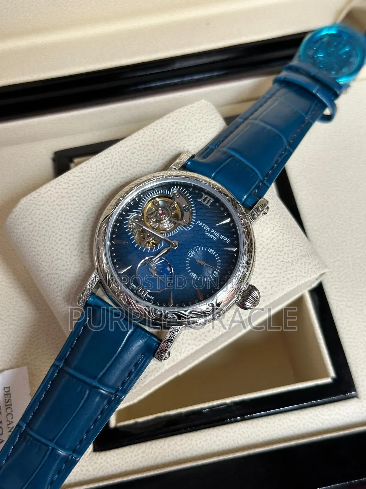 Blue Dial Automatic Patek Philippe Grande Complication Tourbillon