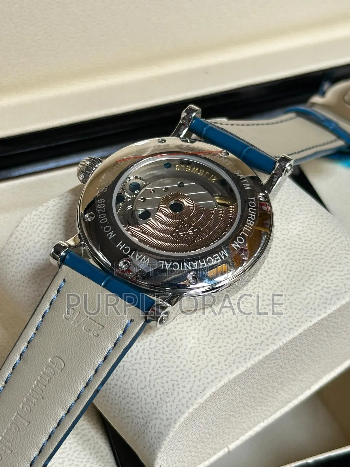 Blue Dial Automatic Patek Philippe Grande Complication Tourbillon