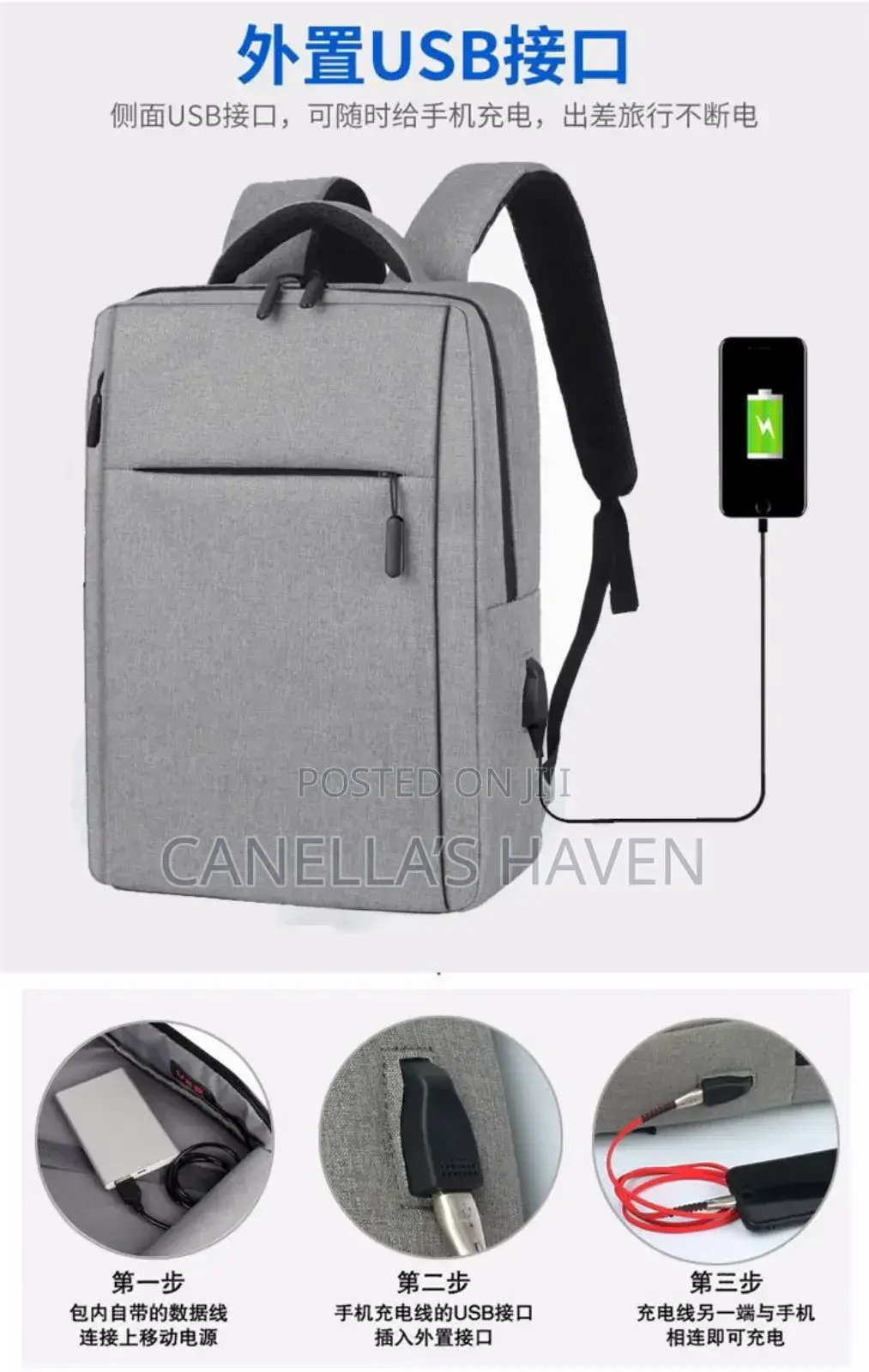 Elitesecure Waterproof 15.6" Laptop Backpack