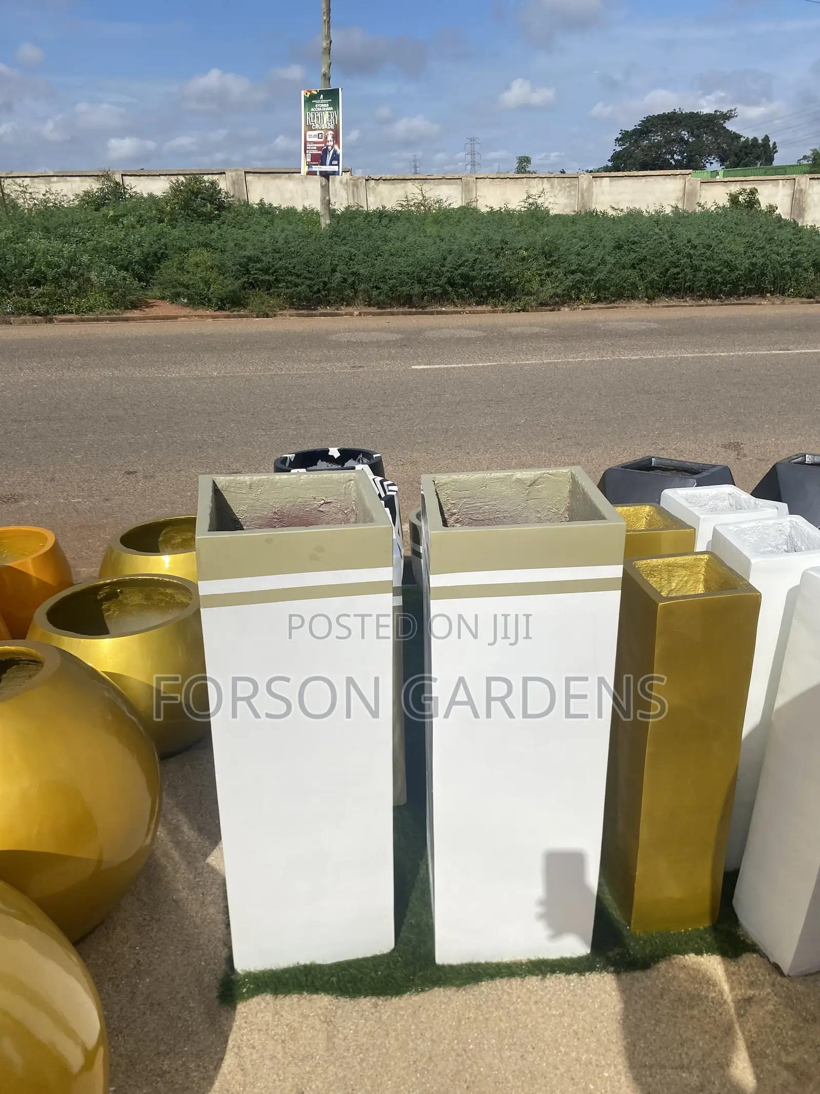 Ceramic and Cement Pots Available