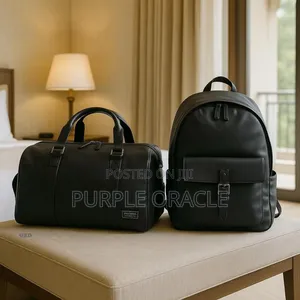 Geninue Leather Travel Bag Set.