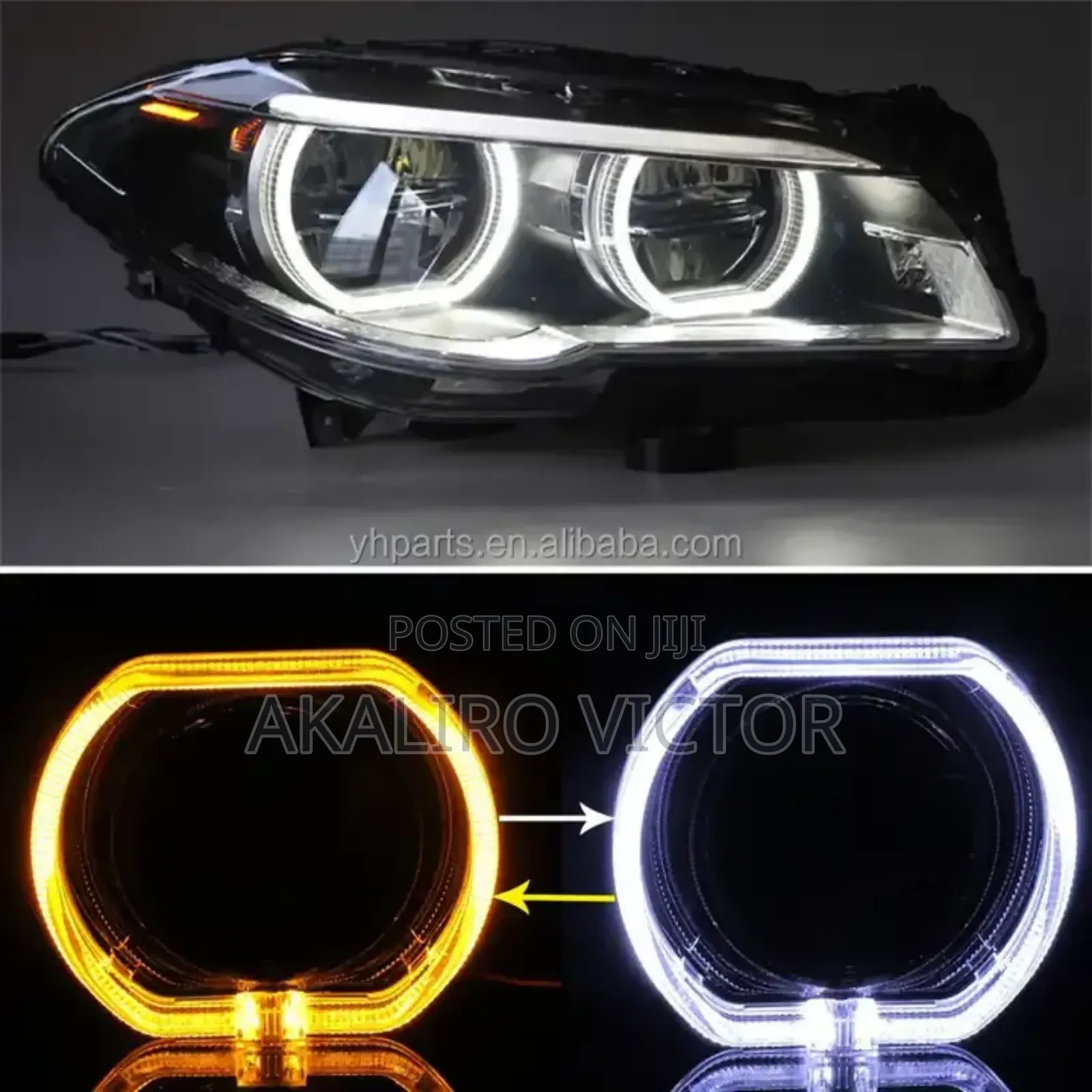 Crystal Angel Eyes Ring Light