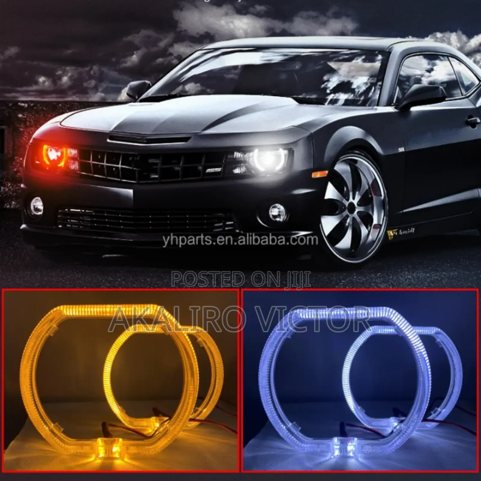 Crystal Angel Eyes Ring Light