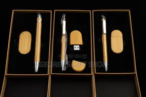 Wooden Pen and Pendrive(16gb) Set