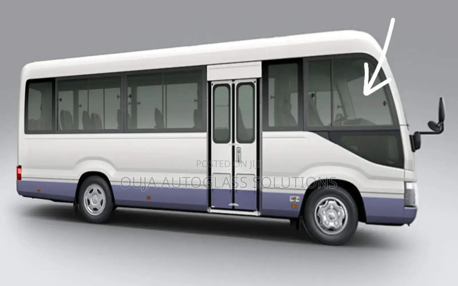 Bb60-l Fd/Rh1 - Toyota Coaster Side Window Glass Available