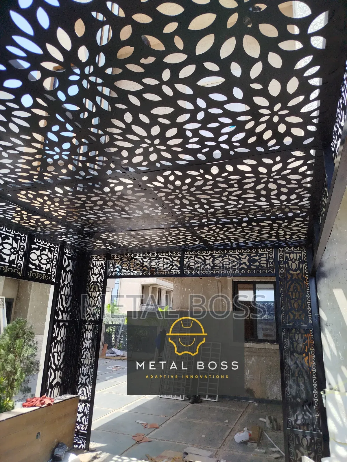 Metal Sheet Pergola