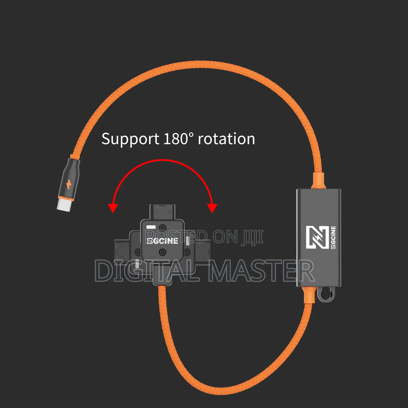 Zgcine D-tap To Usb-c Pd 2-way V-mount Charger Power Delivery Cable