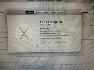 Laptop Apple MacBook Air 2011 4GB Intel Core I5 SSD 128GB