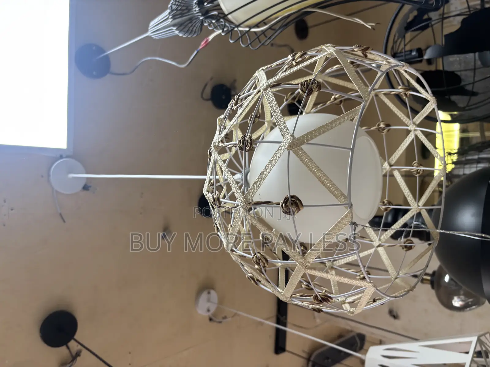 Round Mesh Weave Ceiling Lights