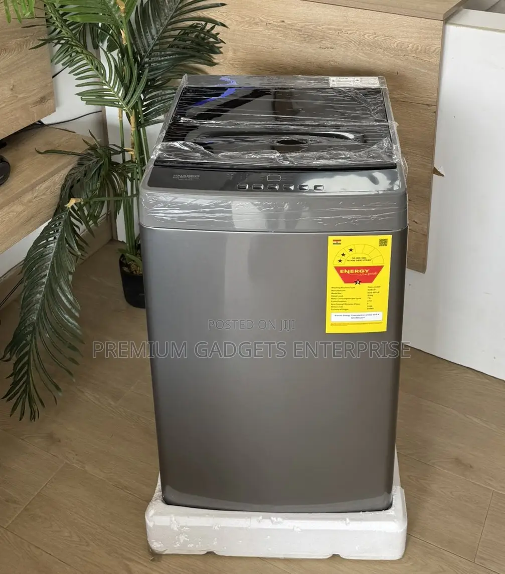 Nasco 8kg Elegant Display Top Load Washing Machine. Auto Nas-08tls