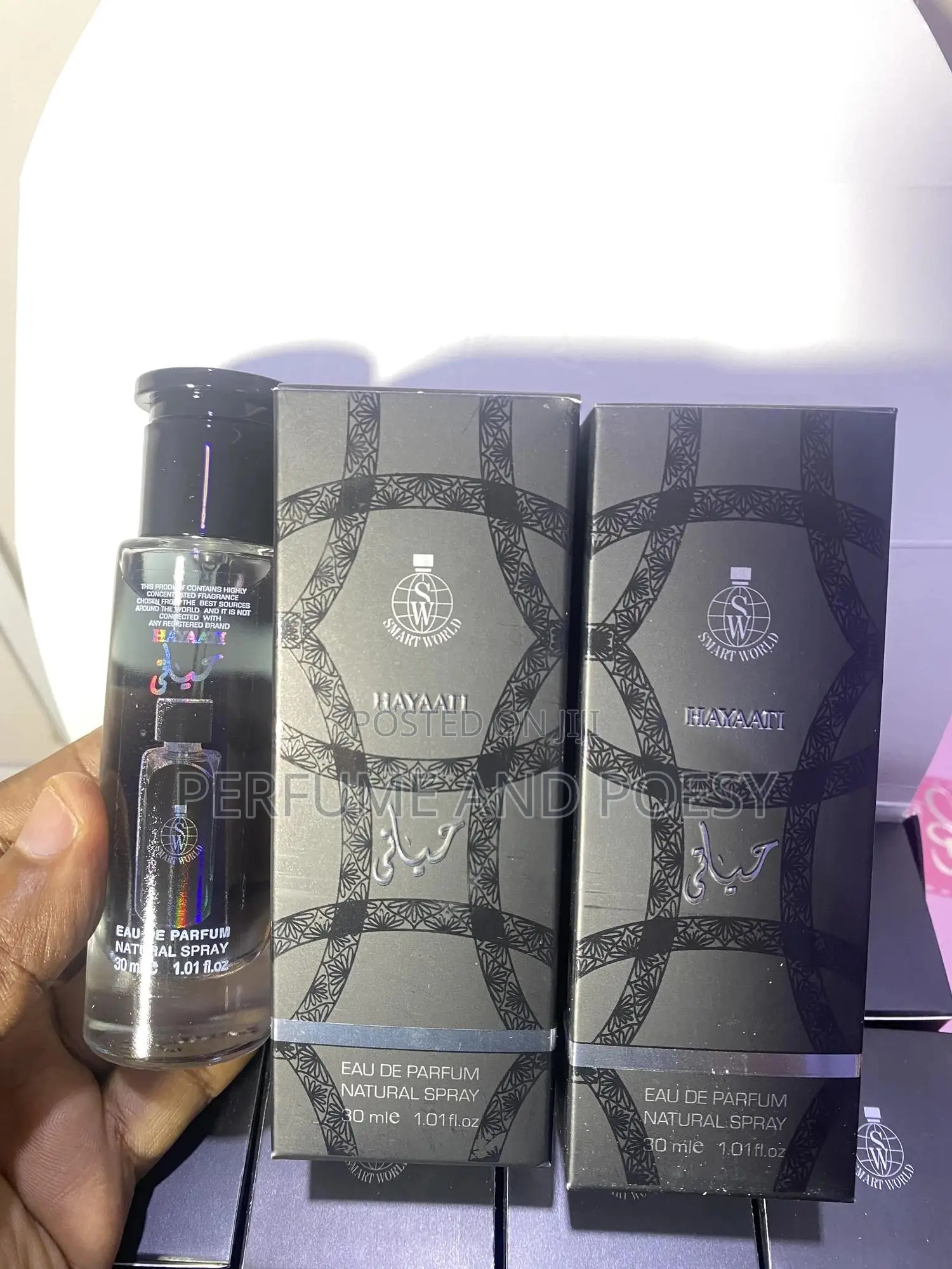 Hayaati Black Mini Perfume by Smart World