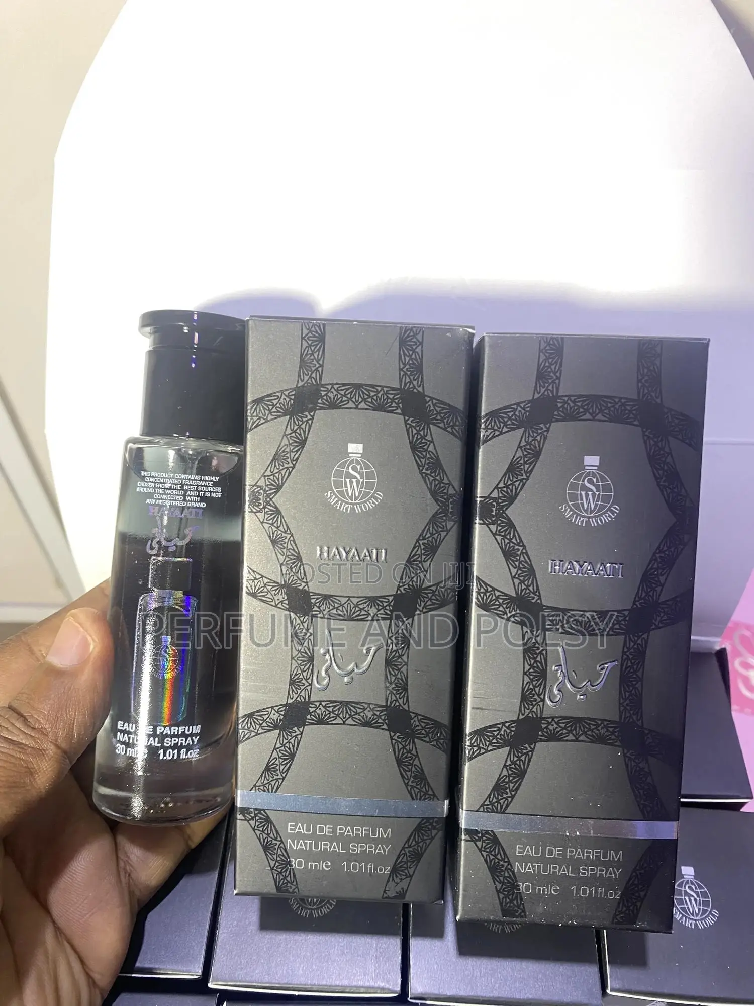 Hayaati Black Mini Perfume by Smart World