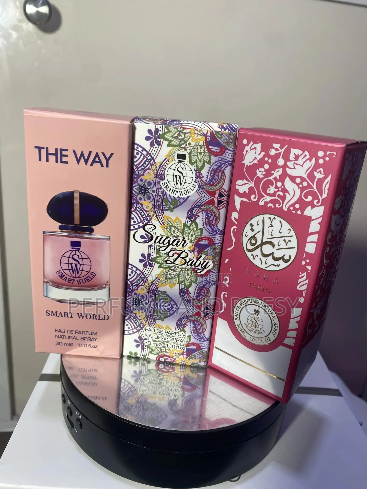 The Way, Sugar Baby, and Sara Candy Perfume Combo