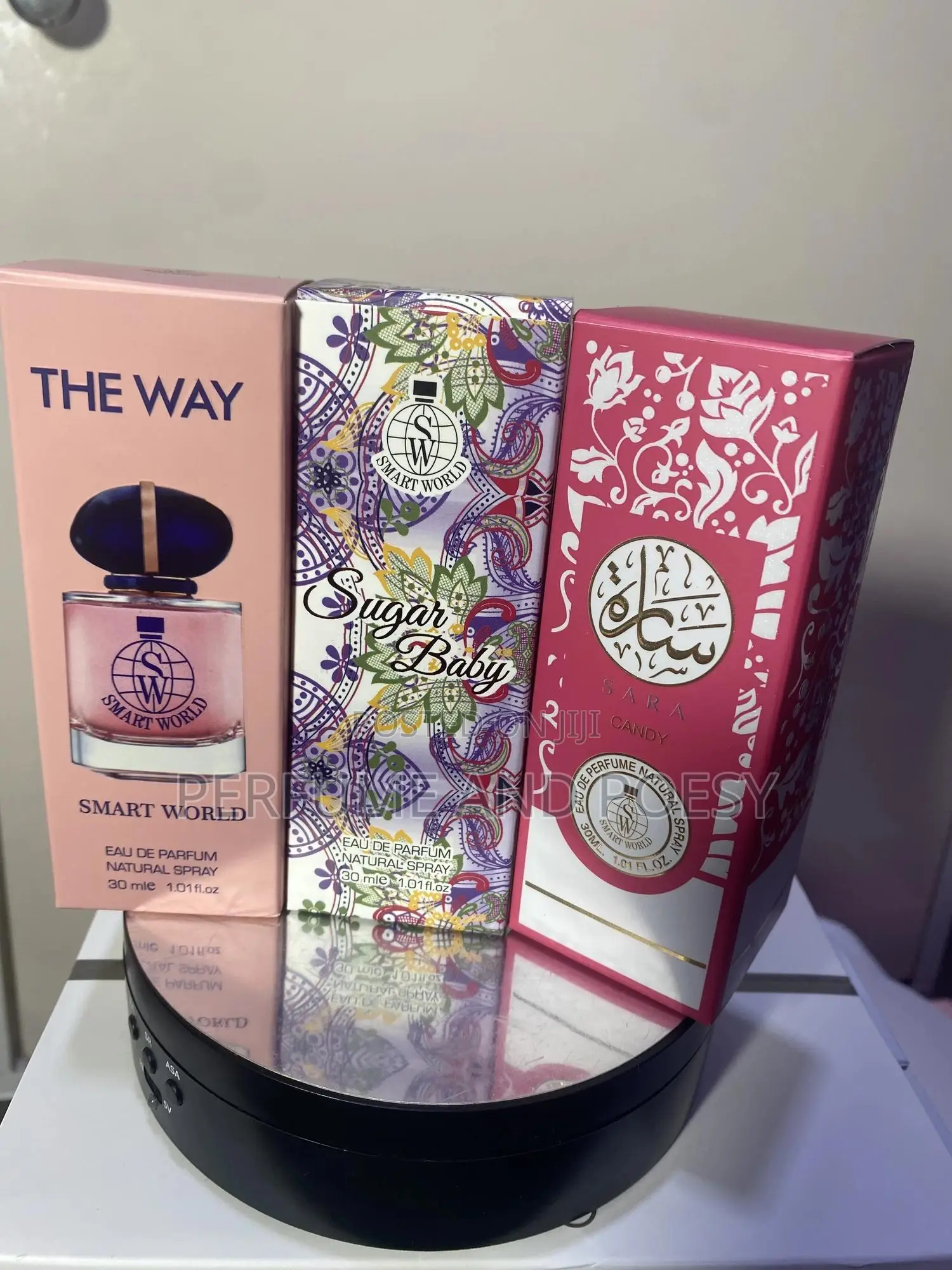 The Way, Sugar Baby, and Sara Candy Perfume Combo